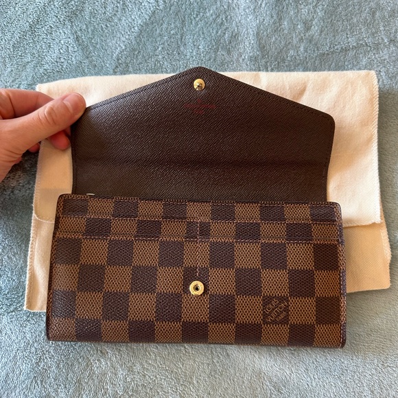 Louis Vuitton damier ebene Sarah wallet - Picture 5 of 16